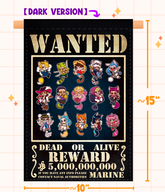 Wanted Poster Pin Banner